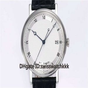 MKS New 5177BB Watcher Swiss Cal 777Q التلقائي الياقوت السيراميك DIAL الفولاذ المقاوم للصدأ الفولاذ التمساح حزام جلدي رجال W269N