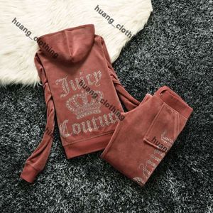 Designer Hoodie Juicy Coutoure Tracksuit Mulheres Duas Peças Calças Velvet Juice Tracksuit Mulheres Couture Set Couture Juciy Coture Sweatsuits Juciy Track Suit 159