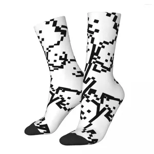 Men's Socks Undertale Annoying Dog Collage Shopping 3D Print Boy Girls Mid-calf In Tube