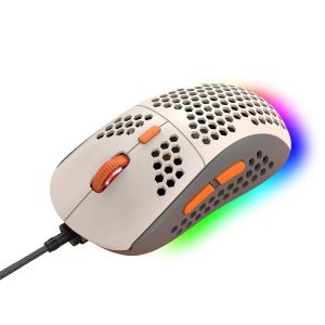 Ratos m8 com fio mouse rgb luz favo de mel mouse para jogos desktop computadores mouse portátil ratos gamer 6400 dpi leve mouse de escritório
