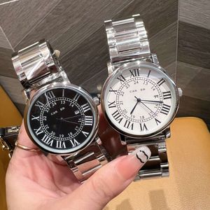 럭셔리 Catier Mens 시계 크로노 그래프 최고의 브랜드 디자이너 시계 40mm 스테인리스 스틸 밴드 손목 시계 남자 생일 크리스마스 아버지의 날 선물