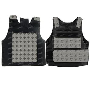 Unisex kamizelki taktyczne Listy Tide Skórzane Hip Hop Street Kamizelka ochronna Ins Fashion Talerz CS CS Game Body Armour9819408