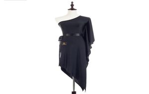 Venda de vestido de dança latina para senhoras saia de seda preta sem costas lindas mulheres elegantes vestidos de salão da índia 1399287