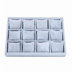 Stackbar 12 Girds Jewelry Trays Storage Tray Showcase Display Organizer LXAE Watch Boxes Cases271y