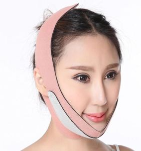 Mulheres emagrecimento queixo bochecha magro levantar máscara v rosto linha cinto cinta banda ferramenta de beleza facial bandagens de emagrecimento 0072109604