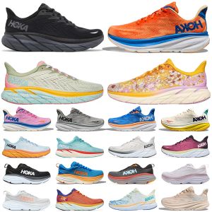 Hoka Bondi 8 Clifton 9 Koşu Ayakkabı Hokas Ayakkabı Karbon Free People Sis Dış Uzay Kadınlar Erkek Eğitmenler Açık Spor Spor ayakkabıları