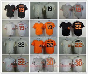 Filme College MitchellNess Baseball usa camisas costuradas 19 ChrisDavis 22 JimPalmer 30 ChrisTillman todas costuradas fora respirável6357377