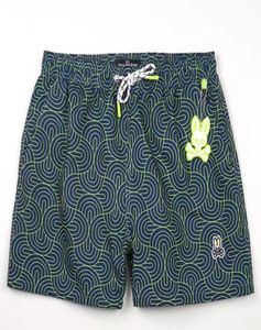 Męskie spodnie plażowe Skull Rabbit Psychologiczny Królik nadruk Summer Surf Shorts Szybkie suche europejskie i amerykańskie spodnie w stylu M9936364
