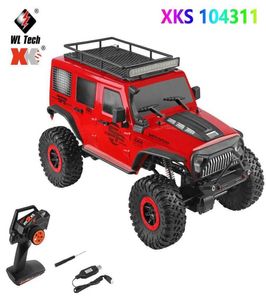 WLtoys 104311 Радиоуправляемая машина 24G 110 4WD Большой забавный автомобиль внедорожник Матовый двигатель с дистанционным управлением Внедорожный гусеничный автомобиль Q07263740025