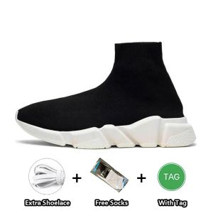 Neue Designer-Schuhe, Mode-Trainer, Socke, Plattform, Herren und Damen, Dreifach-Socken, Stiefel, Schwarz, Weiß, Graffiti, Vintage-Marke, Luxus-Trainer, Speed-Turnschuhe, Größe 36–45