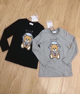 Crianças moletons urso meninos meninas bonito hoodies moda carta manga longa pulôver topos crianças casual moletom estilo bebê pano3005503