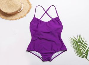 Preto rosa roxo roupa de banho de uma peça maiô feminino sexy sem costas maiô feminino natação bodysuits para mulher praia monokini 9401249