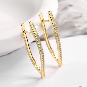 18k Earring Real Gold Stud Earring Original Diamond Jewelry Gemstone Orecchini Bohemia Aros Mujer Oreja 18 K Yellow Gold Earring 240227