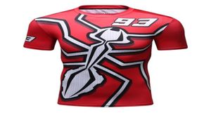 Abbigliamento sportivo da uomo Tshirt stampa 3D modello formica romanzo e semplice camicia da bodybuilding fitness a compressione elastica e asciugatura rapida 23696885