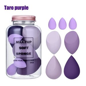 Makeup Powder Puff 7 st Canned Beauty Egg Set Drift Bottle Makeup Tool Beauty Egg Makeup Soft Sponges 240229