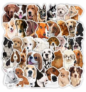 50Pcs Cute Pet Dog Stickers Nonrandom Car Bike Luggage Sticker Laptop Skateboard Motor Water Bottle Snowboard wall Decal Kids Gif1276948