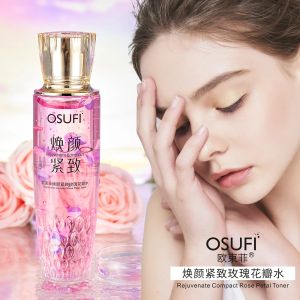 Toners OSUFI Radiant Firming Rose Petal Water Flower Secret Essence Makeup Water Face Toner Women's Facial Skin Care Beauty Products