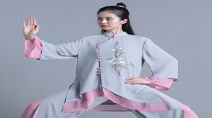 Roupas étnicas Chinês Taichi Uniforme Kungfu Artes Marciais Terno Ternos de Desempenho Wushu Costume Outfit Tai Chi TA25268993559