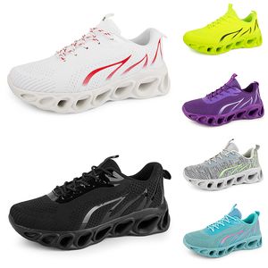 2024 Erkek Kadın Koşu Ayakkabı Siyah Beyaz Kırmızı Mavi Sarı Neon Gri Mens Eğitmenleri Spor Açık Atletik Spor Ayakkabıları Gai Color13