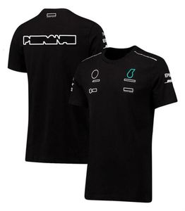 F1 racing suit new team shortsleeved Tshirt men and women fan clothing custom car overalls8634164