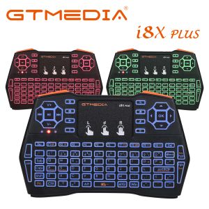Keyboards GTMedia Handheld i8 Mini Wireless Keyboard 2.4 GHz Russian English Language Air Mouse mit Touchpad für Laptop Android TV Box PC