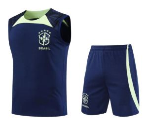 2425brazilz Kurzarm-Trainingsanzug Sportbekleidung Herren-Trainingsanzug 23 Fußball-Trikot-Kit Uniform Chandal G.JESUS COUTINHO ärmellose Weste Fußball-Sets für Erwachsene