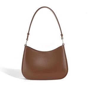 Borse di lusso firmate Nuova borsa hobo in pelle di vacchetta Moda vera spalla in vera pelle da donna