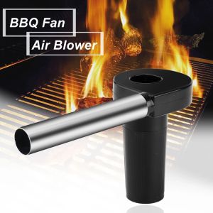 Accendini Ventilatore portatile Ventilatore elettrico per barbecue Ventilatore d'aria Utensile per carbone Cucina Brucia accendini Stufa Picnic Griglia a carbone Barbecue