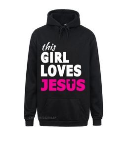 Men039s moletons moletom esta menina ama jesus fé baseada citação cristão pulôver hoodie mais recente normal feminino sportswears3163242