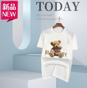 2024 THERTS للرجال 2023 العلامة التجارية الفاخرة الجديدة Alphabet Bear Sports Men Women Daily Leisure Cotton T-shirt servize summer summer s-3xl