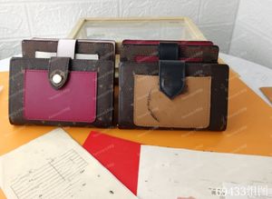 Juliette plånböcker Små kvinnlig kort retro fold byte plånbok röd svart grön brun ren färg mini kvinnors väskor fabrik 69433 13,5 x 11,0 x 3,0 cm
