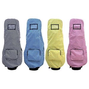Golf Bag Rain Cover Foldable Golf Club Accessories Waterproof Dustproof Protector Full Protective Golf Bag Raincoat With Pocket 240227