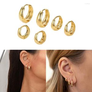 Hoop Earrings 3pair Geometric Round Fashion Vintage Piercing Earring