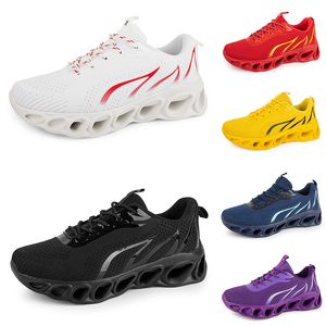 2024 men women running shoes Black White Red Blue Yellow Neon Grey mens trainers sports outdoor athletic sneakers GAI color99