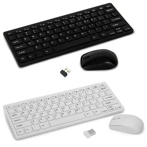 Conjunto de teclado e mouse sem fio portátil plug play teclado mecânico mouse para computador portátil conjunto