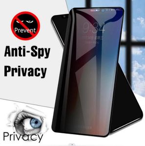 Anti Spy Protective Glass Protectors för iPhone 15Promax 15Pro 15 14Promax 14Pro 14Plus 14 13 12 Promax 13Pro 12Pro 7 X XR XS 11 Pro Max Privacy Screen Protector