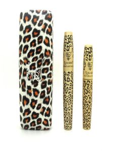 Love Alpha 3D Fiber Mascara Curling Thick Makeup Langlebige wasserdichte Wimpern MASCARA Transplanting Gel Set Leopard Case2492390