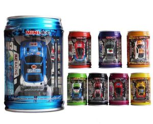 fourcolor Canned optional remote control car Mini tinned remotes controls cars children039s toy with light Coke tank auto6298491