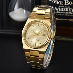 Relógios de pulso de marca de moda masculino feminino relógios dourados powermatic 80 movimento de quartzo relógio de luxo moderno relógio de pulso clássico 1853 PRX relógios pulseira Montres