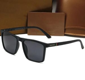 男性向けのホットな新しい豪華な楕円形のサングラスデザイナーの夏の色合い偏光眼鏡の黒いヴィンテージ特大のサングラスの女性男性サングラスとボックス6color 999