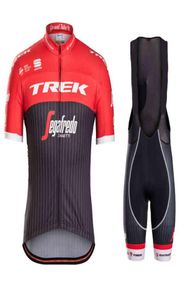 5VMD Red Trek Summer Cycling Jersey Set Breattable Team Racing Sport Bicycle Mens Clothing Short Bike8853828