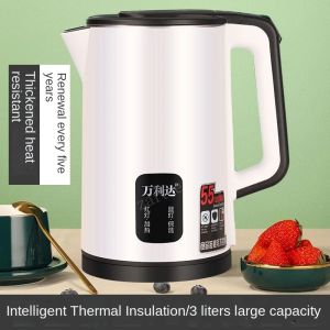 Control 1500W Travel Electric Kettle Tea Coffee 3L With Temperature Control KeepWarm Function Appliances Kitchen Smart Kettle Pot