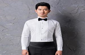 Quality Cotton Groom Shirts Man Shirt Long Sleeve White Shirt Accessories 012695617