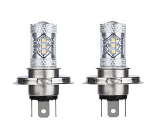 2 x 80 W weiß H4 9003 HB2 LED-Nebelscheinwerferlampe 15 LED-Lampe für Auto Glühbirne Autolichter 12 V Universal 6000 K Blinkerlampe7283302