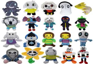 Novo undertale sans crânio brinquedos de pelúcia 16 estilos bonecas animais de pelúcia sob a lenda presente de halloween 20cm a 36cm3339551