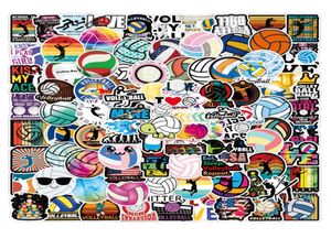 50PCS Cartoon Volleyball Sports DOODLE SAM CAR NAKTY DO KITA BATTER BAGATEK NOTEBOOBOR ZABAWKI WSZYSTKIE WODY WODY135708