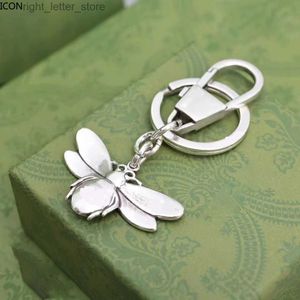 Keychains Luxurys Llaveros 디자이너 키 체인 동전 지갑 편지 인쇄 키 체인 버클 수제 유니스진 디자이너 Llavero 키 케이스 액세서리 240303