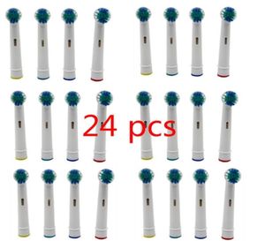 24Pcs Mode Zahnbürsten Kopf B Elektrische Zahnbürste Ersatz Köpfe für Oral Vitalität Hygiene H7JP 2208012549731