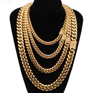 Ska Jewelry Wholesale Custom Hip Hop Cuban Curb Link Mens Miami Pure Gold 9k14k 18k Gold Chain Necklace Cuban Link Necklace