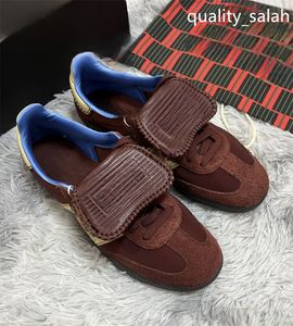 OG Original Designer Brown Yellow Casual Wales Bonner Shoes Mens Womens Rrote Roomse Обувь на открытые дизайнерские кроссовки спортивные тренеры Размер 36-45